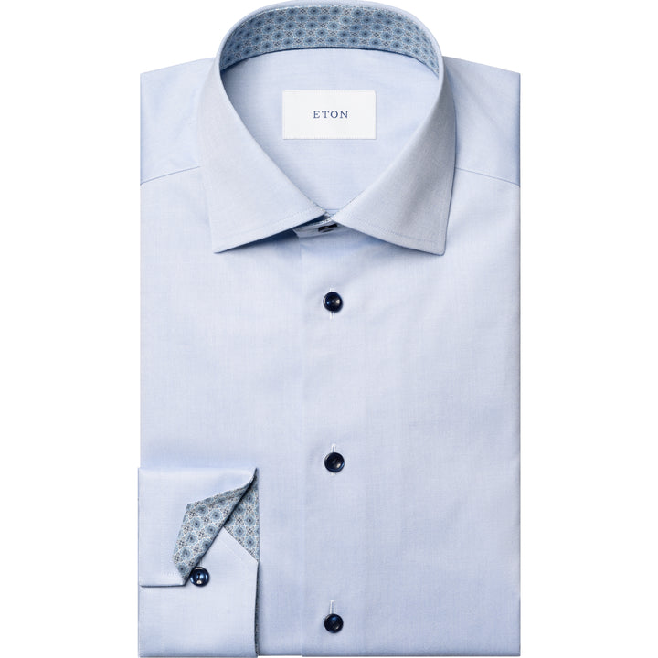 Slim Fit Signature Twill with Medallion Print Details