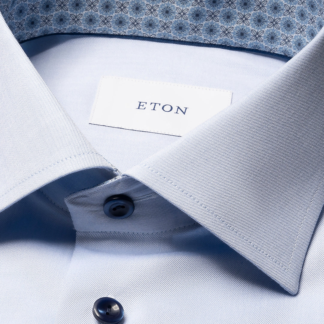 Slim Fit Signature Twill with Medallion Print Details