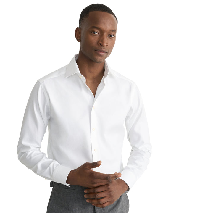 Contemporary Fit Textured Twill