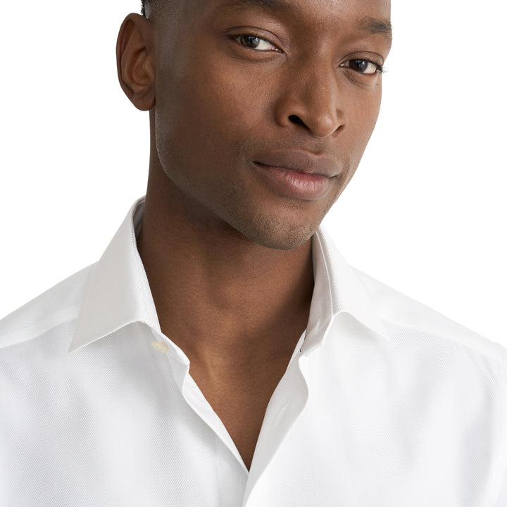 Contemporary Fit Textured Twill