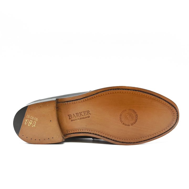 Portsmouth Black Calf Leather Penny Loafer