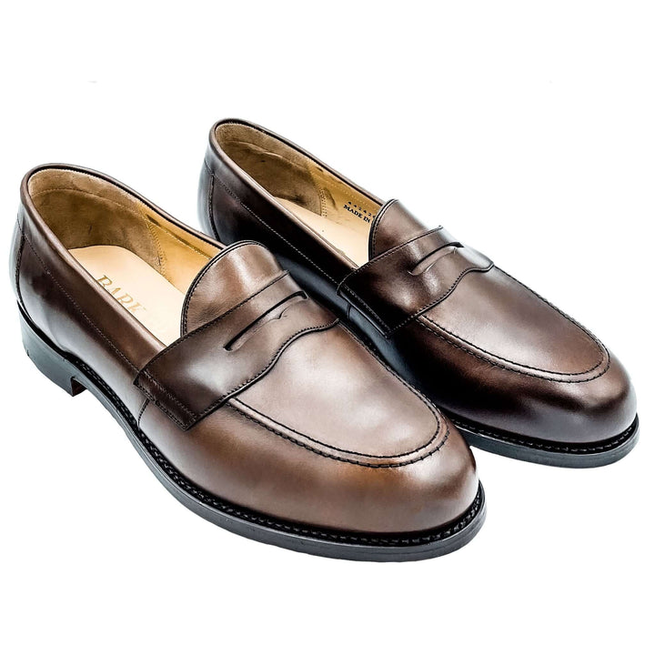 Portsmouth Dark Walnut Leather Penny Loafer