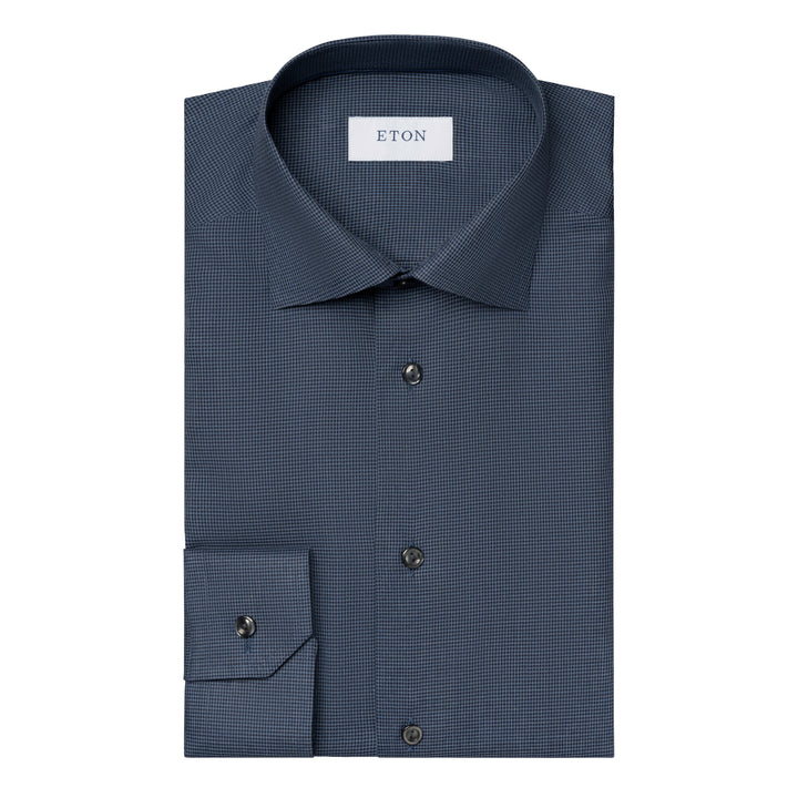 Contemporary Fit Houndstooth Wrinkle Free Flannel