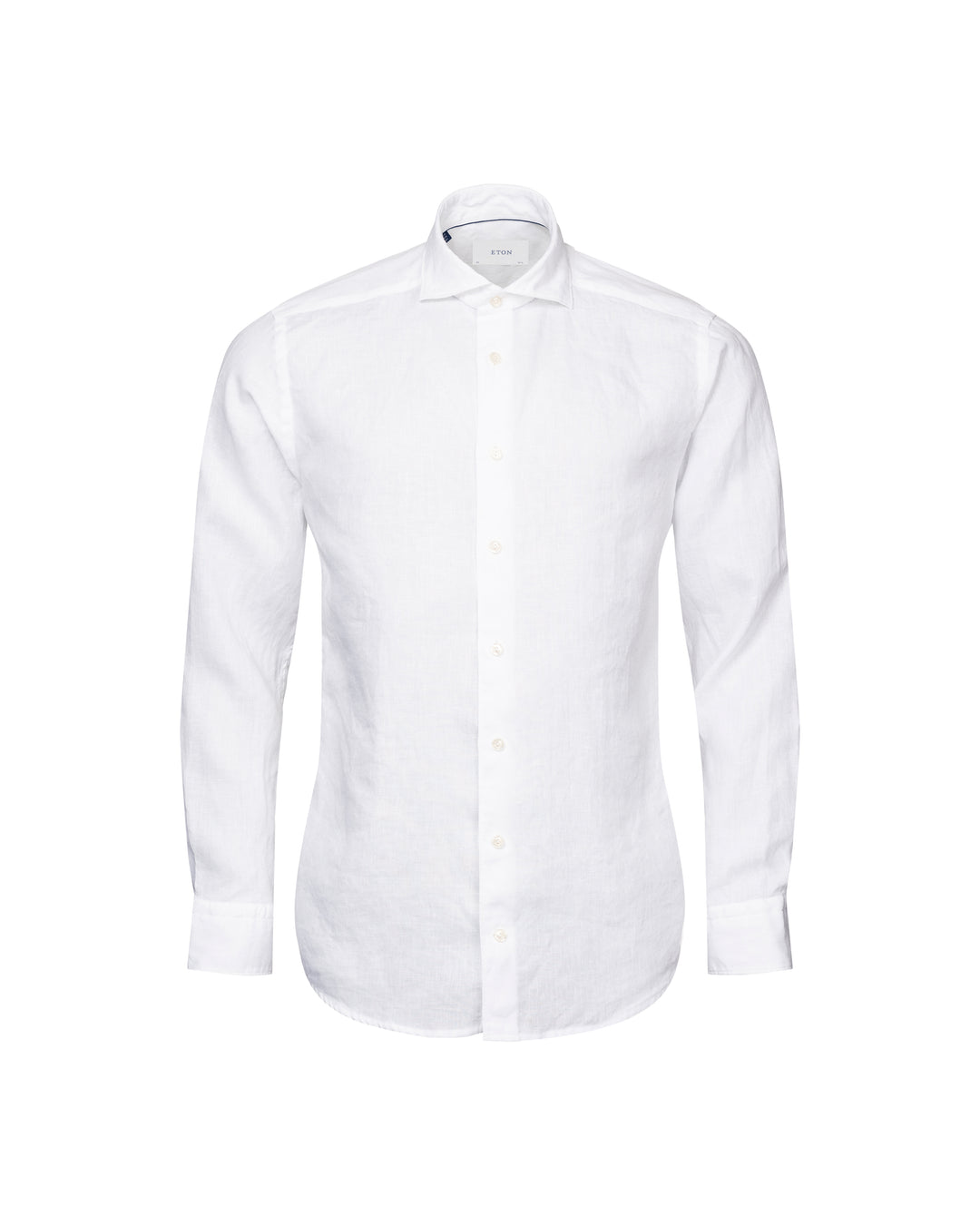 Contemporary Fit Casual Organic Linen - White