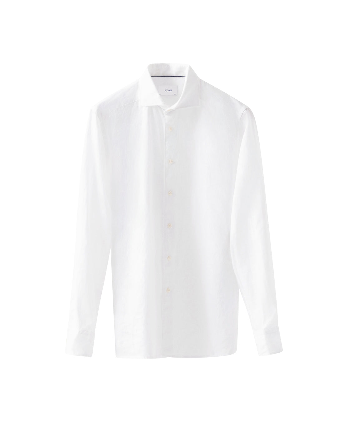 Contemporary Fit Casual Organic Linen - White