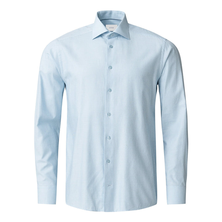 Contemporary Fit Semi Solid Dobby