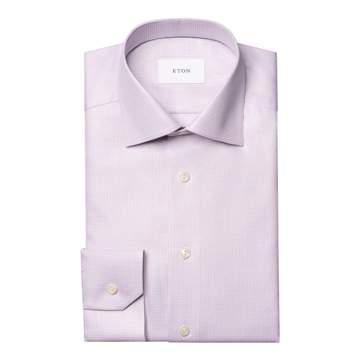 Contemporary Fit Woven Solid Dobby