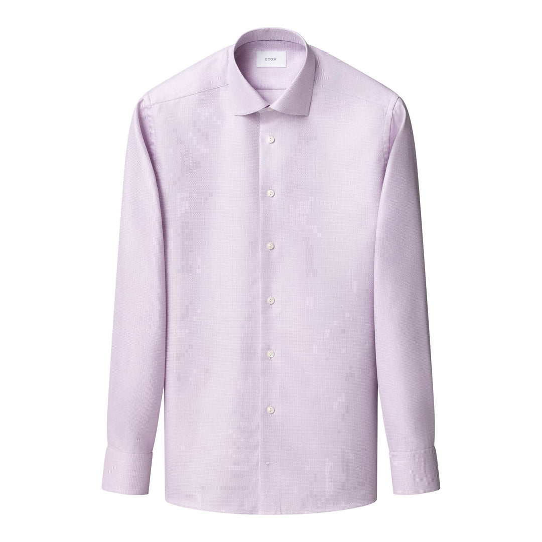 Contemporary Fit Woven Solid Dobby