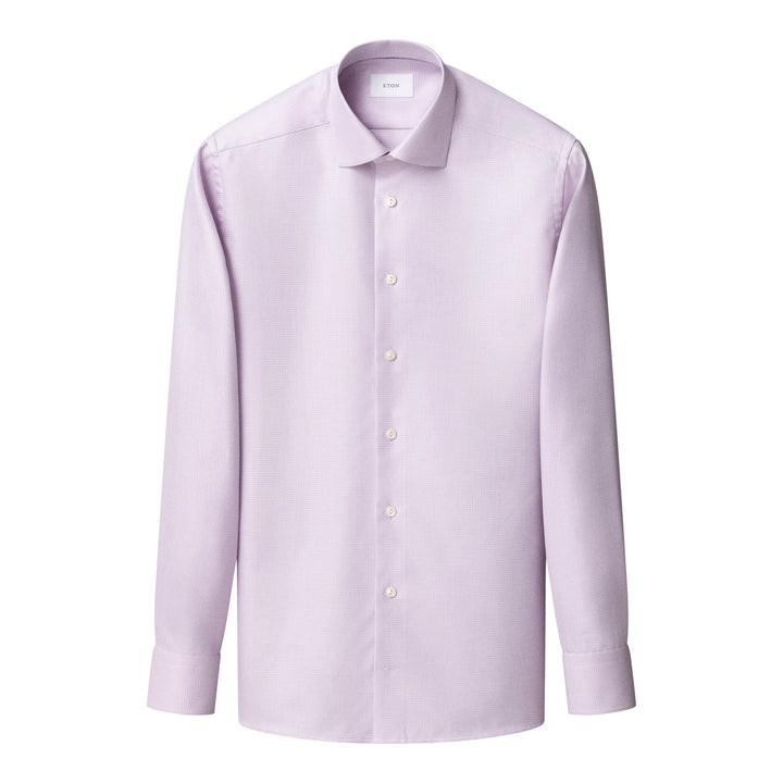 Contemporary Fit Woven Solid Dobby