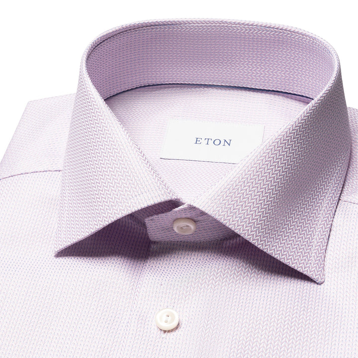 Contemporary Fit Woven Solid Dobby