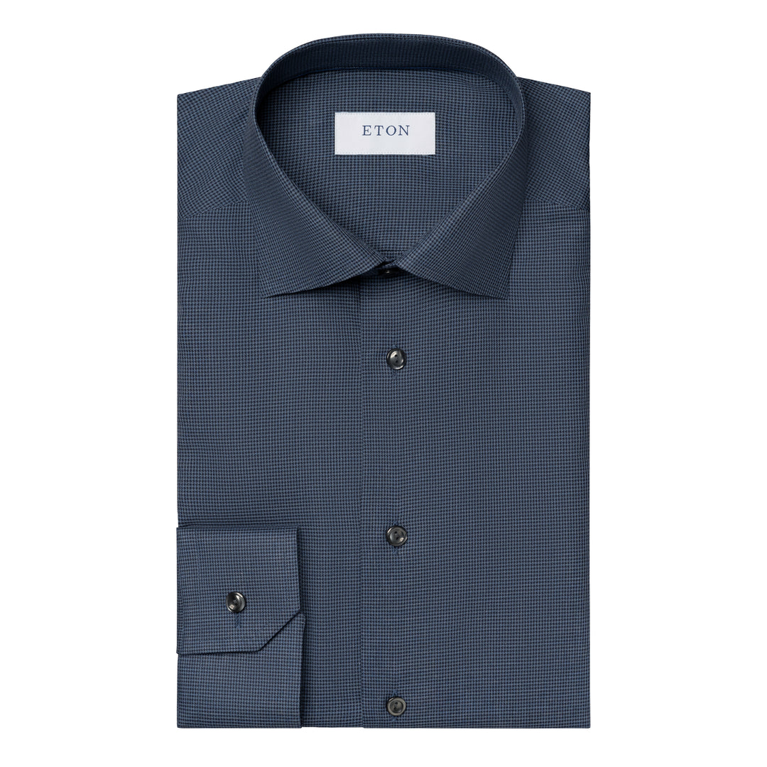 Slim Fit Casual Houndstooth Wrinkle Free Flannel