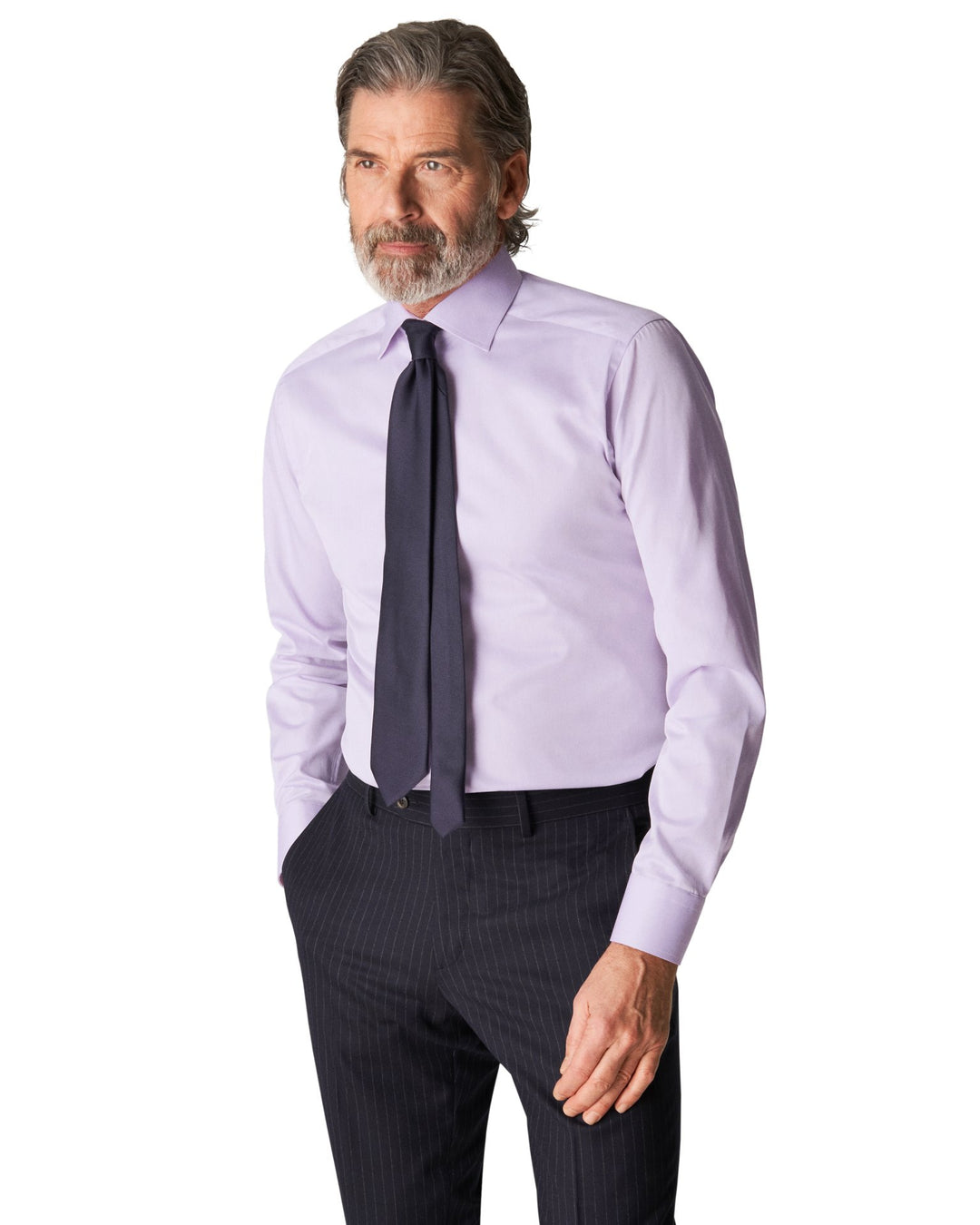 Slim Fit Signature Twill - Purple