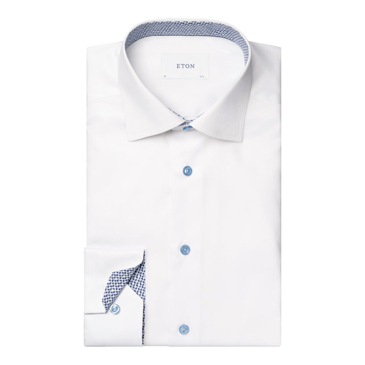 Slim Fit Signature Twill Effect - White