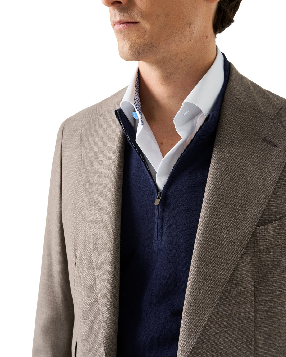 Slim Fit Signature Twill Effect - White