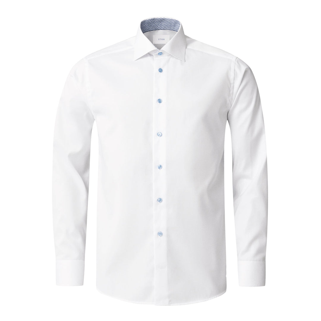 Slim Fit Signature Twill Effect - White
