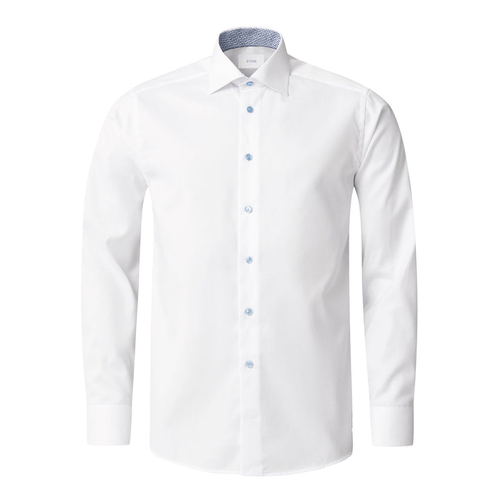 Slim Fit Signature Twill Effect - White