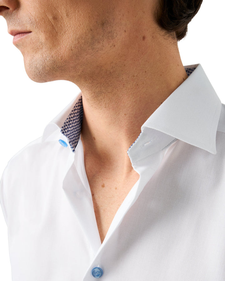 Slim Fit Signature Twill Effect - White