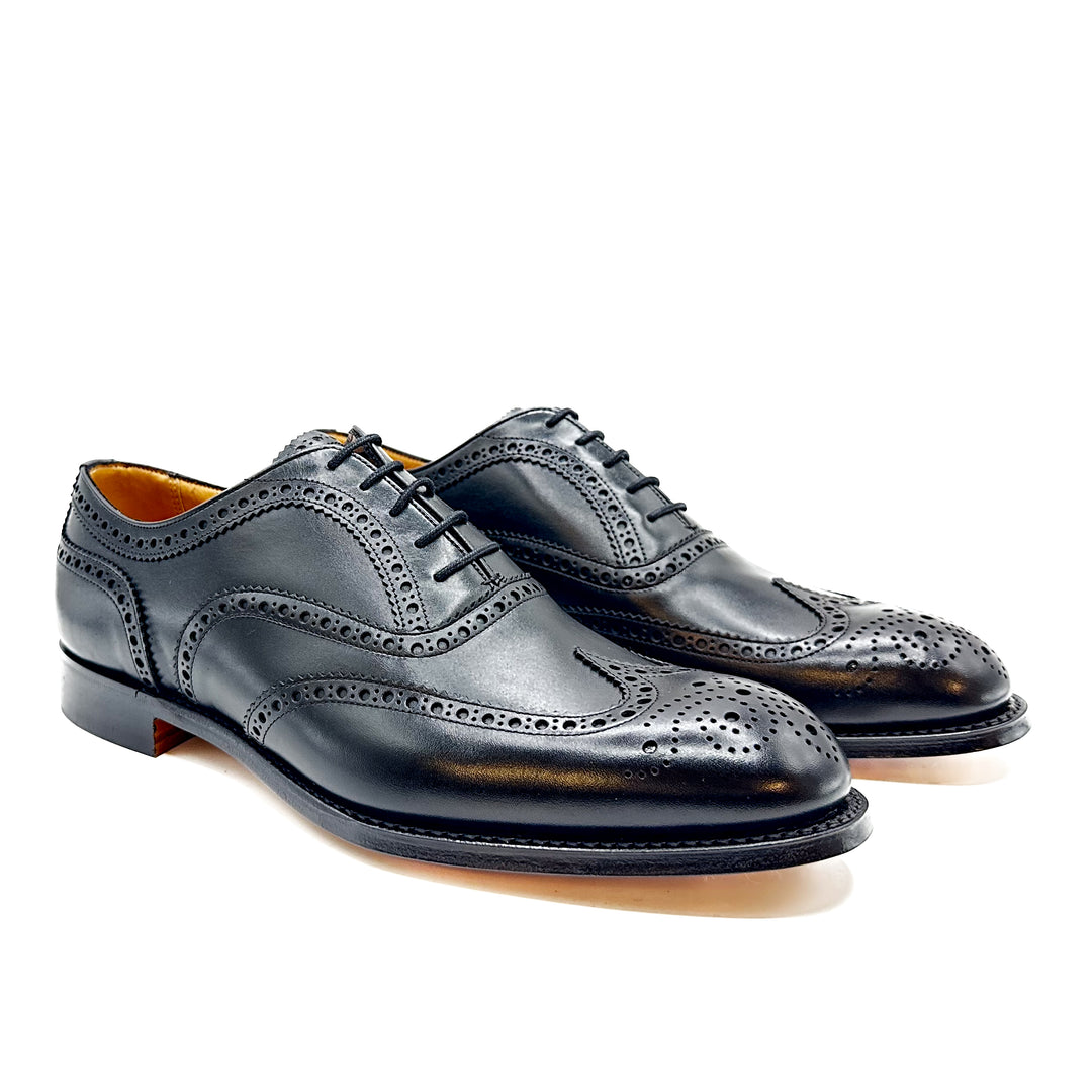 Arthur - Black Calf Leather Oxford Brogue