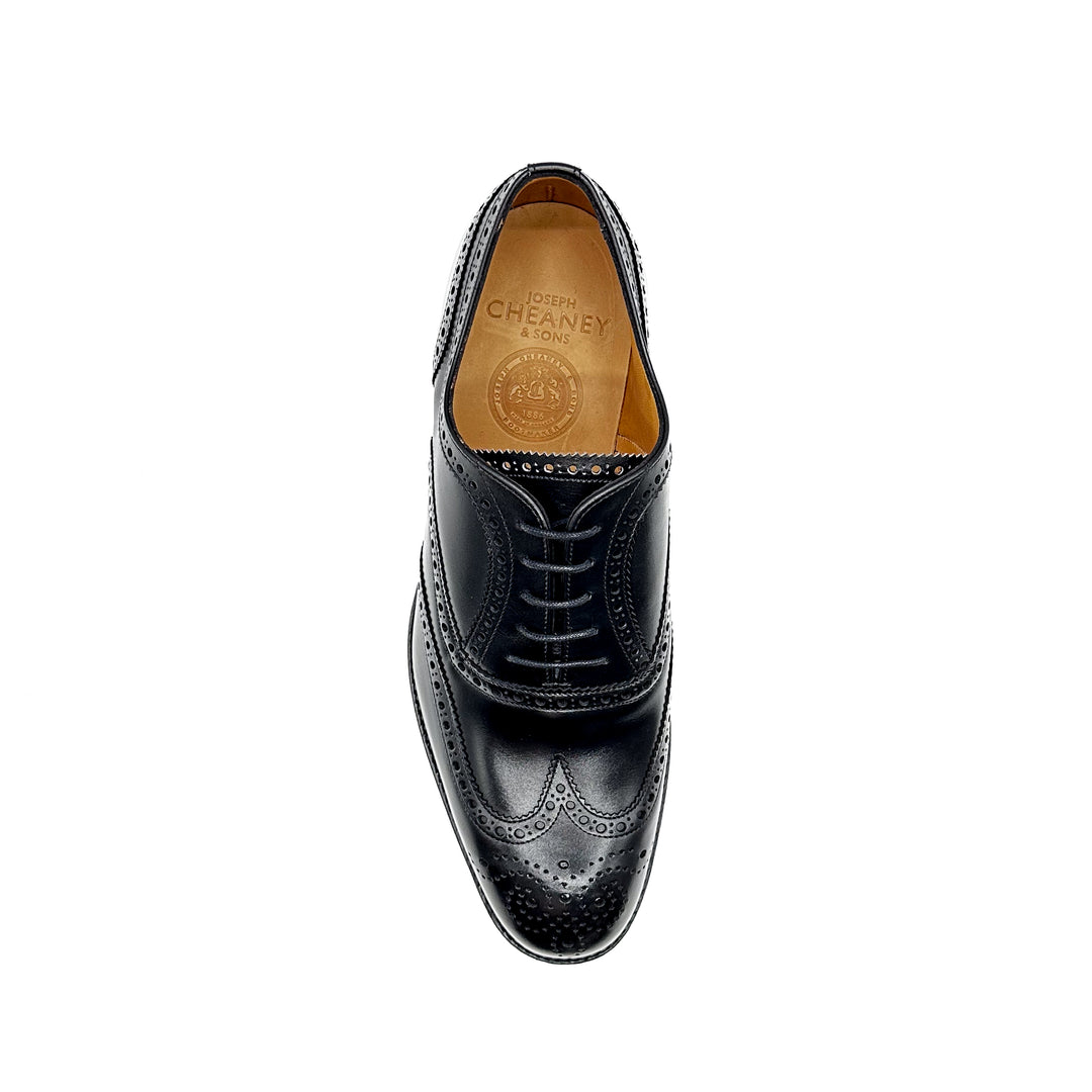 Arthur - Black Calf Leather Oxford Brogue
