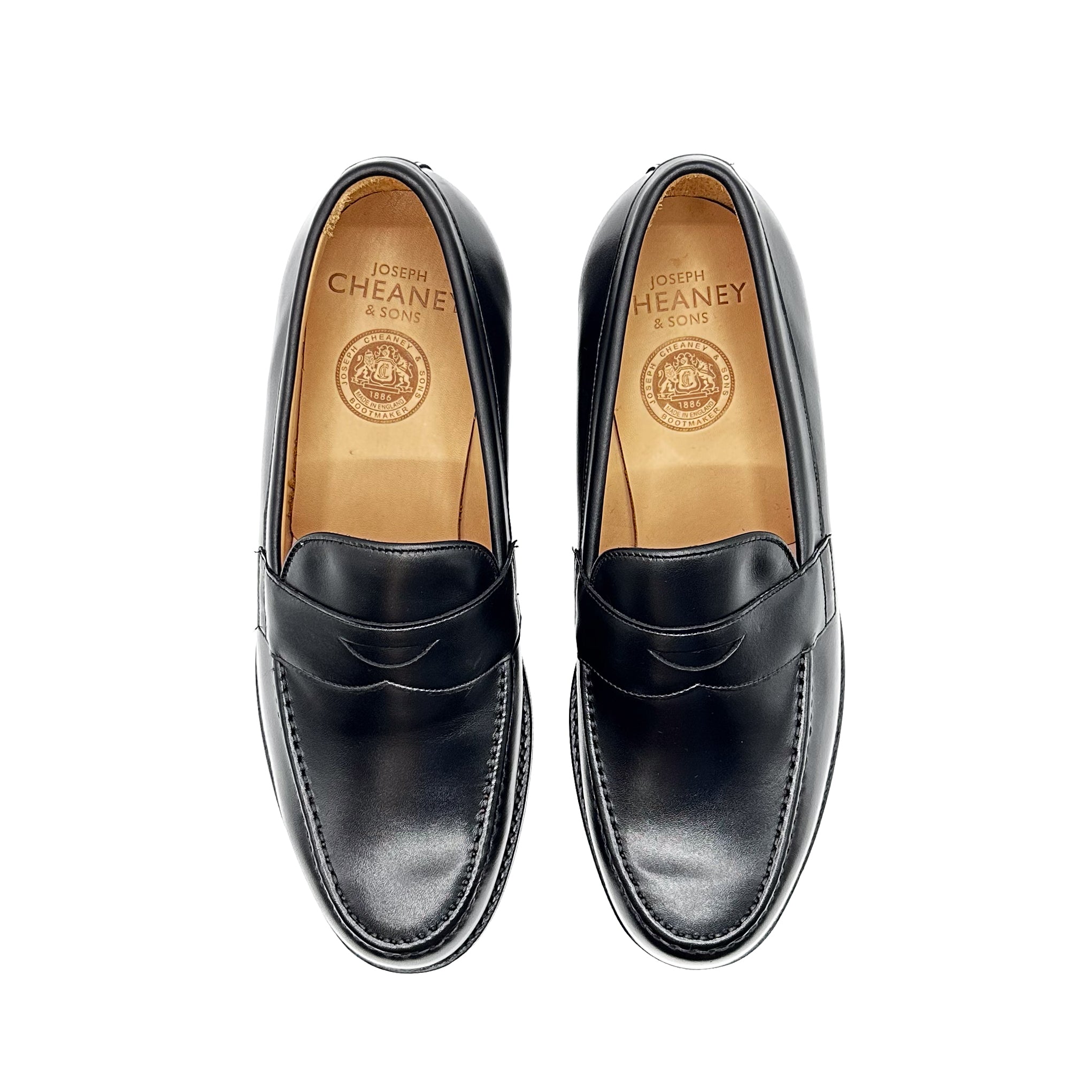 Hudson Black Calf Leather Penny Loafer – Josephs Sydney
