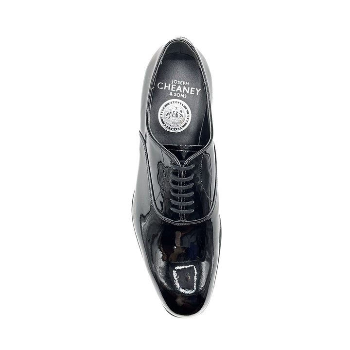 Kelly Black Patent Leather Oxford
