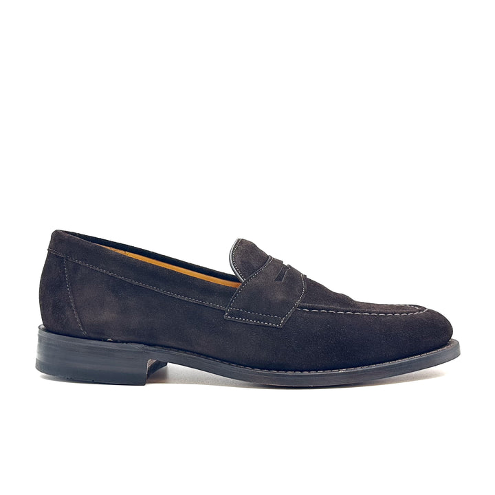 Imperial Dark Brown Suede Penny Loafer