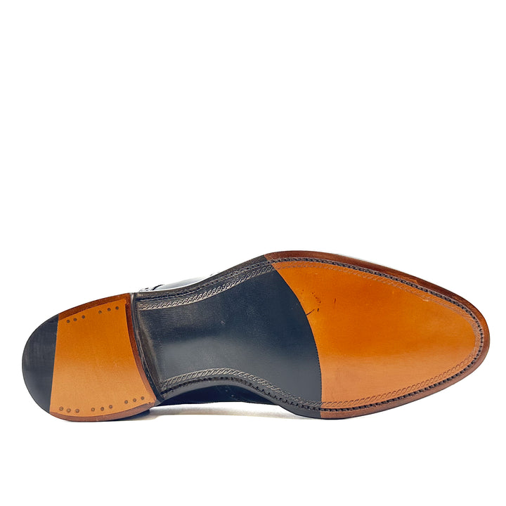 Grosvenor Onyx Black Calf Leather Derby Brogue