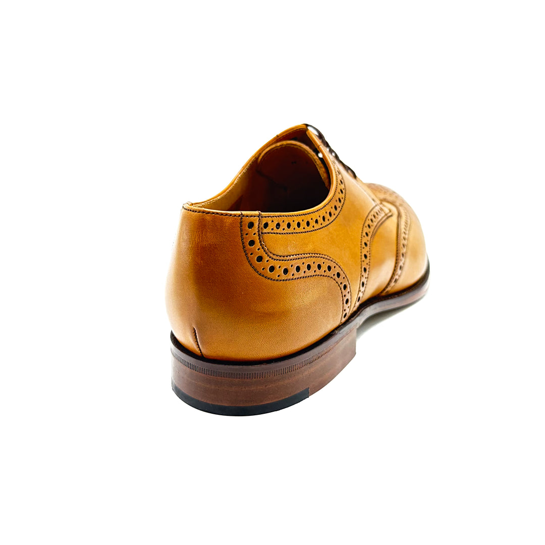 Grosvenor Burnt Pine Tan Calf Leather Derby Brogue