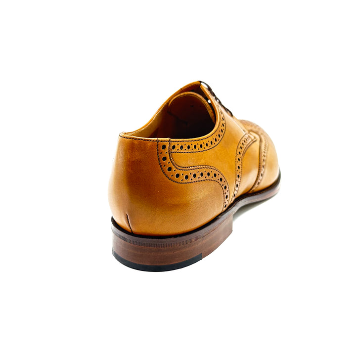 Grosvenor Burnt Pine Tan Calf Leather Derby Brogue