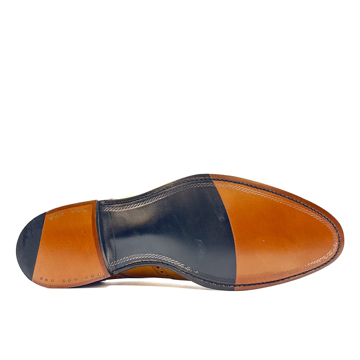 Grosvenor Burnt Pine Tan Calf Leather Derby Brogue