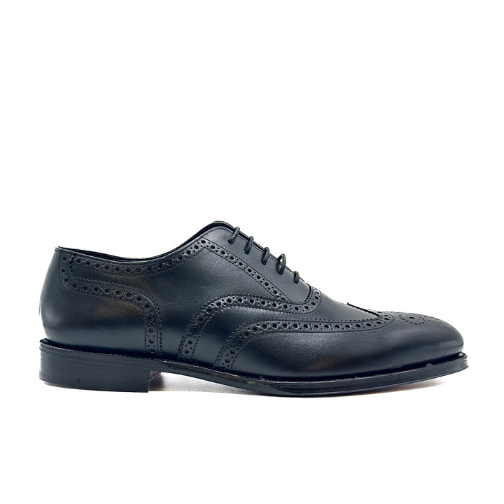 Buckingham Black Calf Leather Oxford Brogue