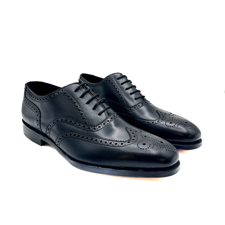 Buckingham Black Calf Leather Oxford Brogue