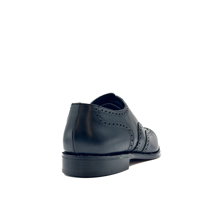 Buckingham Black Calf Leather Oxford Brogue