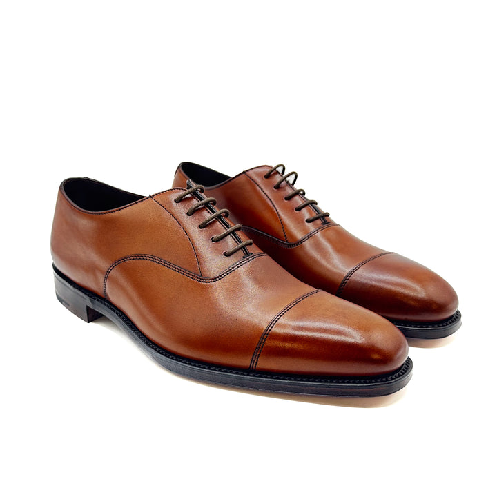Aldwych Mahogany Burnished Calf Leather Oxford