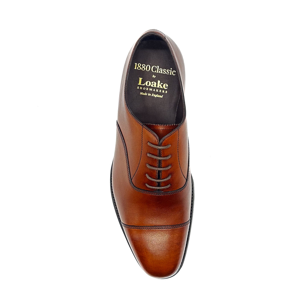 Aldwych Mahogany Burnished Calf Leather Oxford