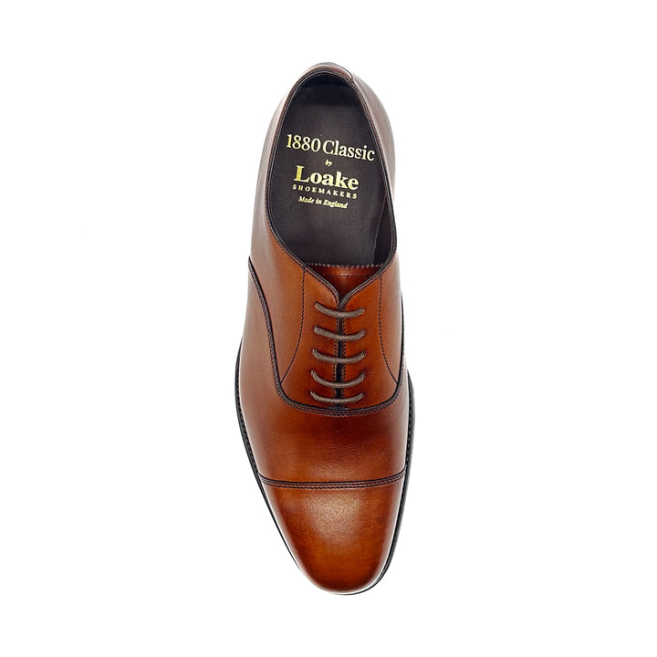 Aldwych Mahogany Burnished Calf Leather Oxford