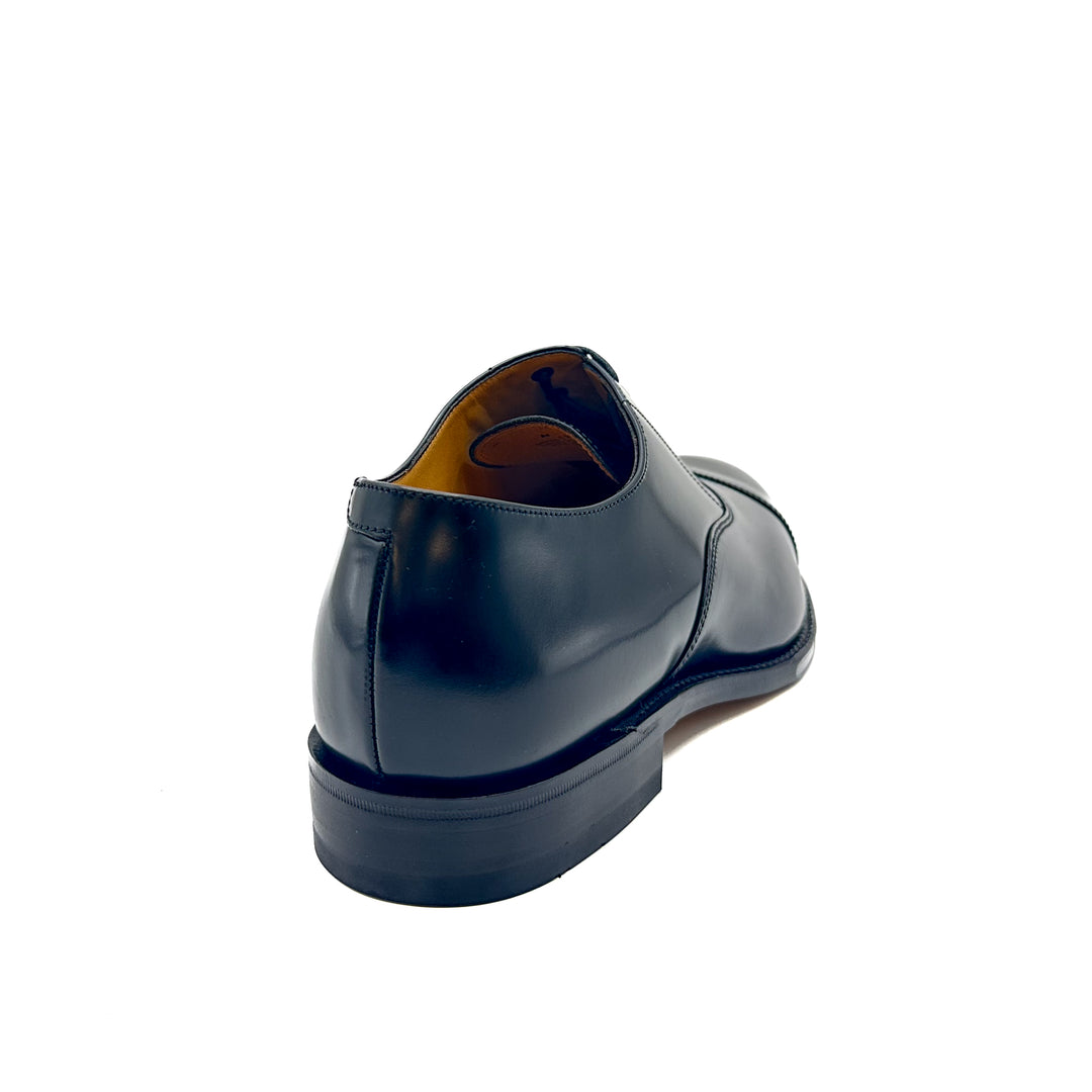 Elgin Black Polished Leather Oxford