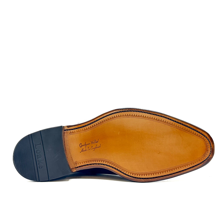 Elgin Black Polished Leather Oxford