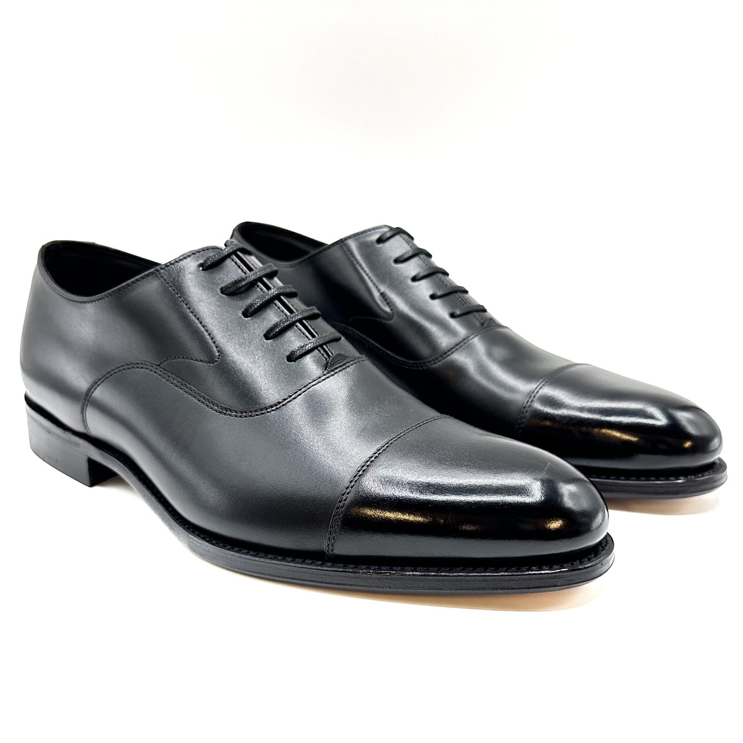 Hanover Onyx Black Calf Leather Oxford