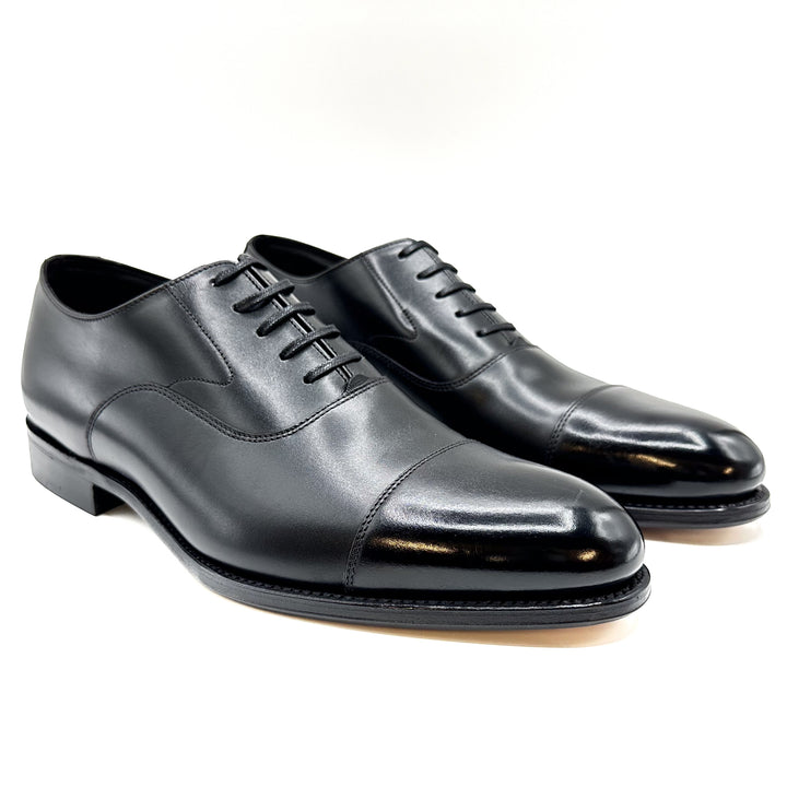 Hanover Onyx Black Calf Leather Oxford