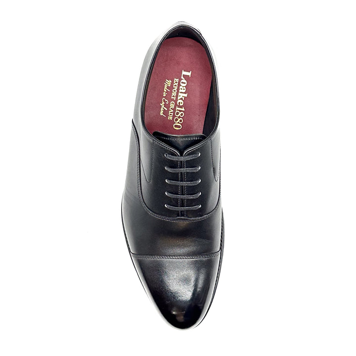 Hanover Onyx Black Calf Leather Oxford