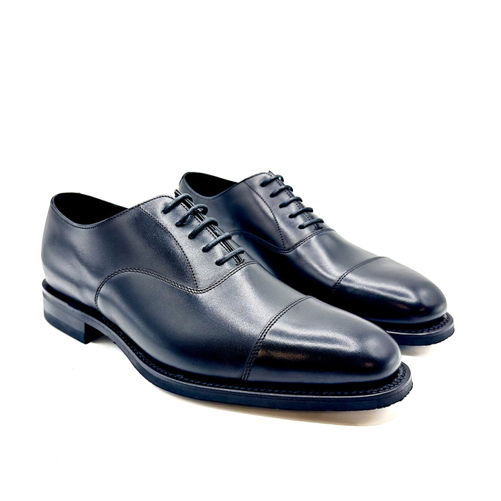 Aldwych Black Calf Leather Oxford Rubber Sole