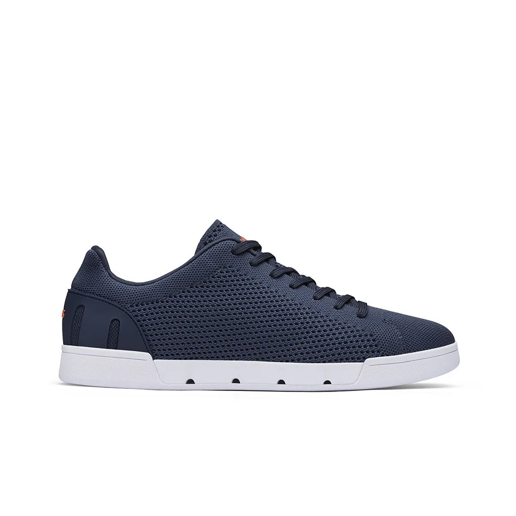Breeze Tennis Knit - Navy/White