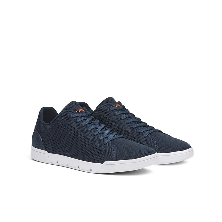 Breeze Tennis Knit - Navy/White