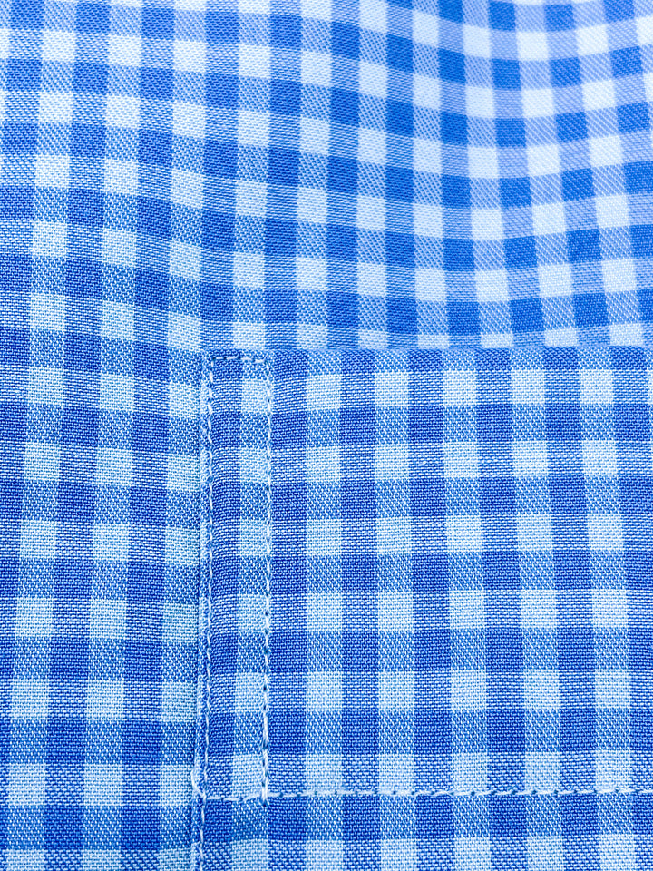 Classic Fit Gingham Check Twill