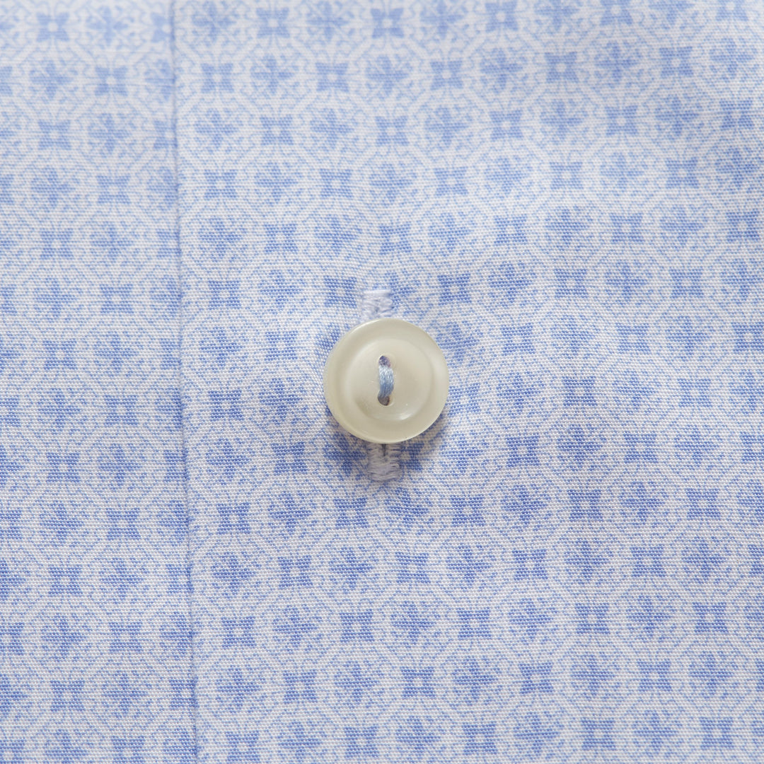 Contemporary Fit Geometric Poplin