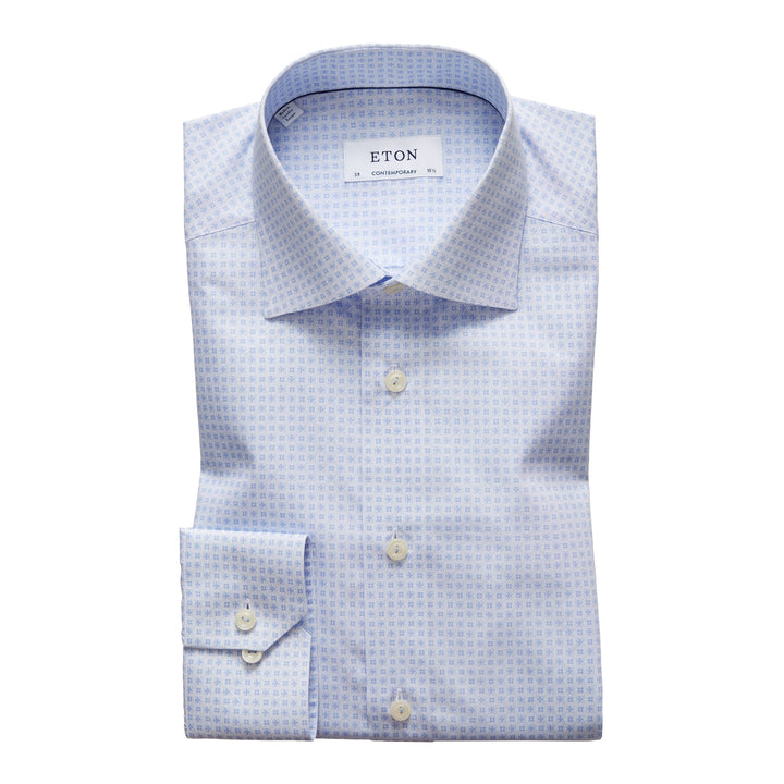 Contemporary Fit Geometric Poplin