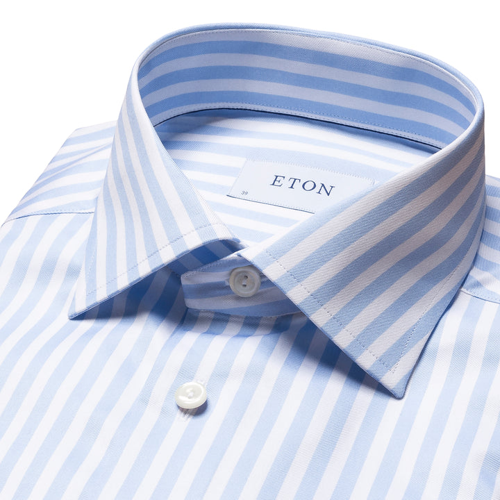 Slim Fit Bengal Striped Twill