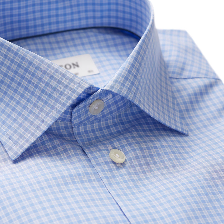 Contemporary Fit Multi Check Fine Twill
