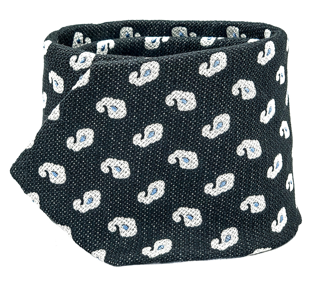 Charcoal Paisley Medallion Blend Tie